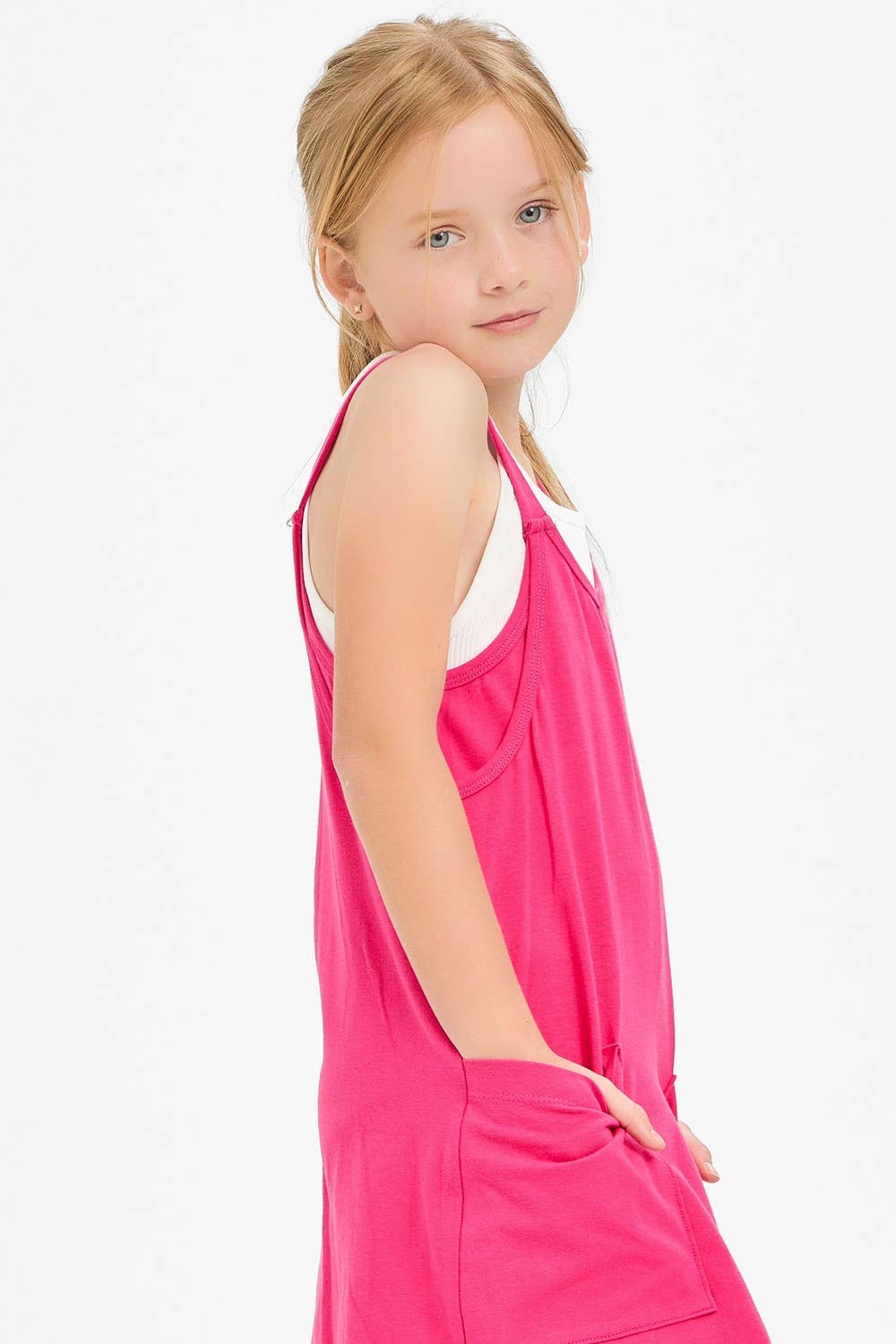 Relaxed Tank Dress with Built-In Romper Lining
